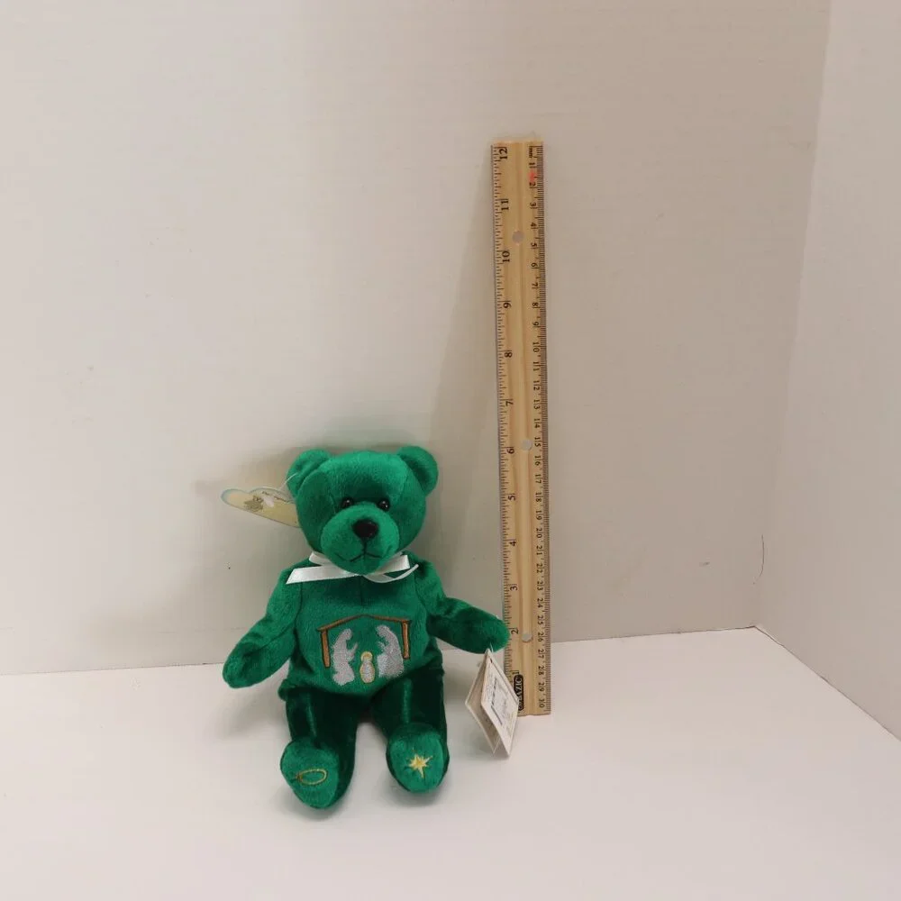 2 Christmas Holy Bears The Kneeling Santa and the Nativity Scene‎